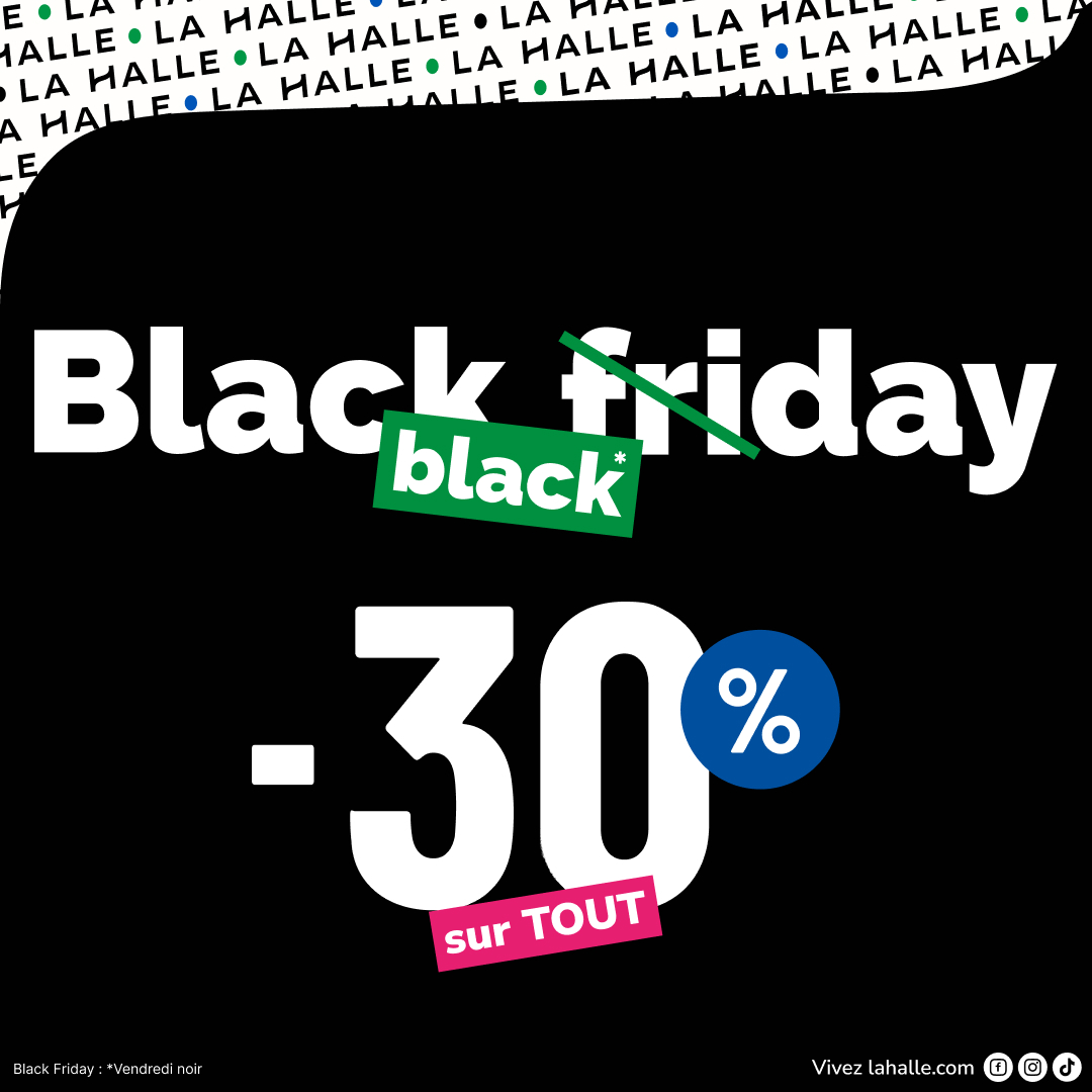 Le Parc du Luc - Le Black Friday commence chez La Halle ! - - 1