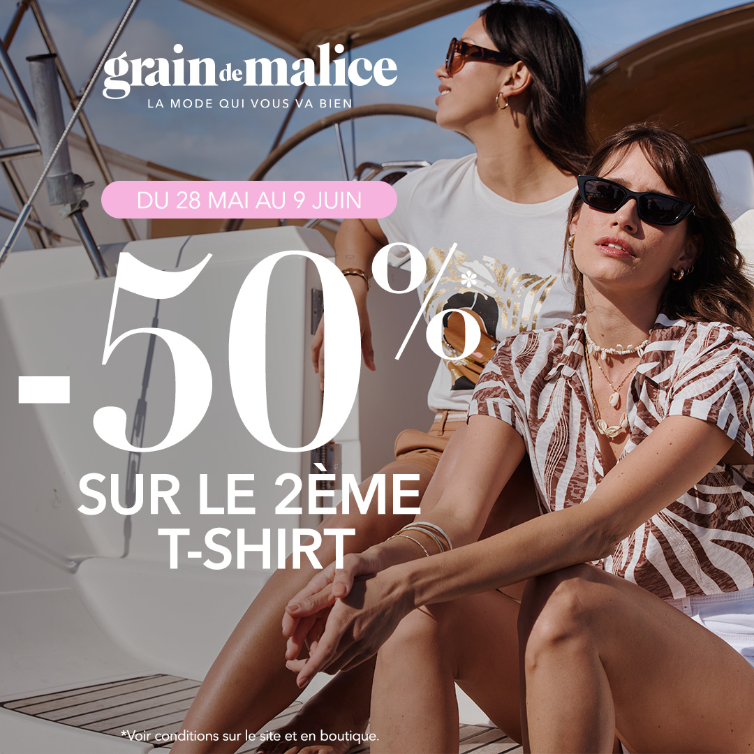 Le Parc du Luc - Le 2ᵉ t-shirt à -50% chez Grain de Malice ! - visuel centre co 1080x1080jpg 1 1 - 1