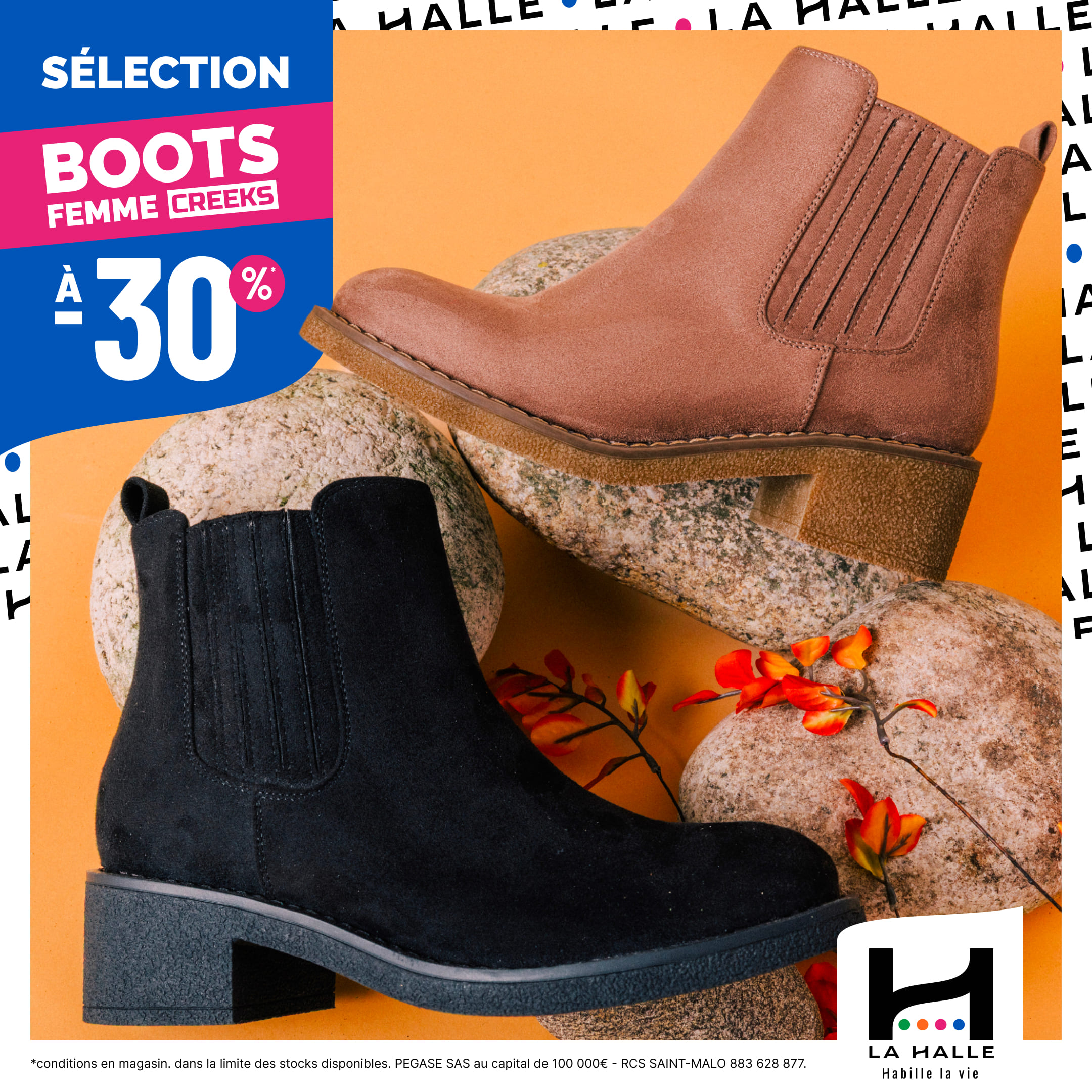 Le Parc du Luc - Sélection de chaussures de saison à -30% chez La Halle - 1080x1080 selection a 30 chaussure1 - 1