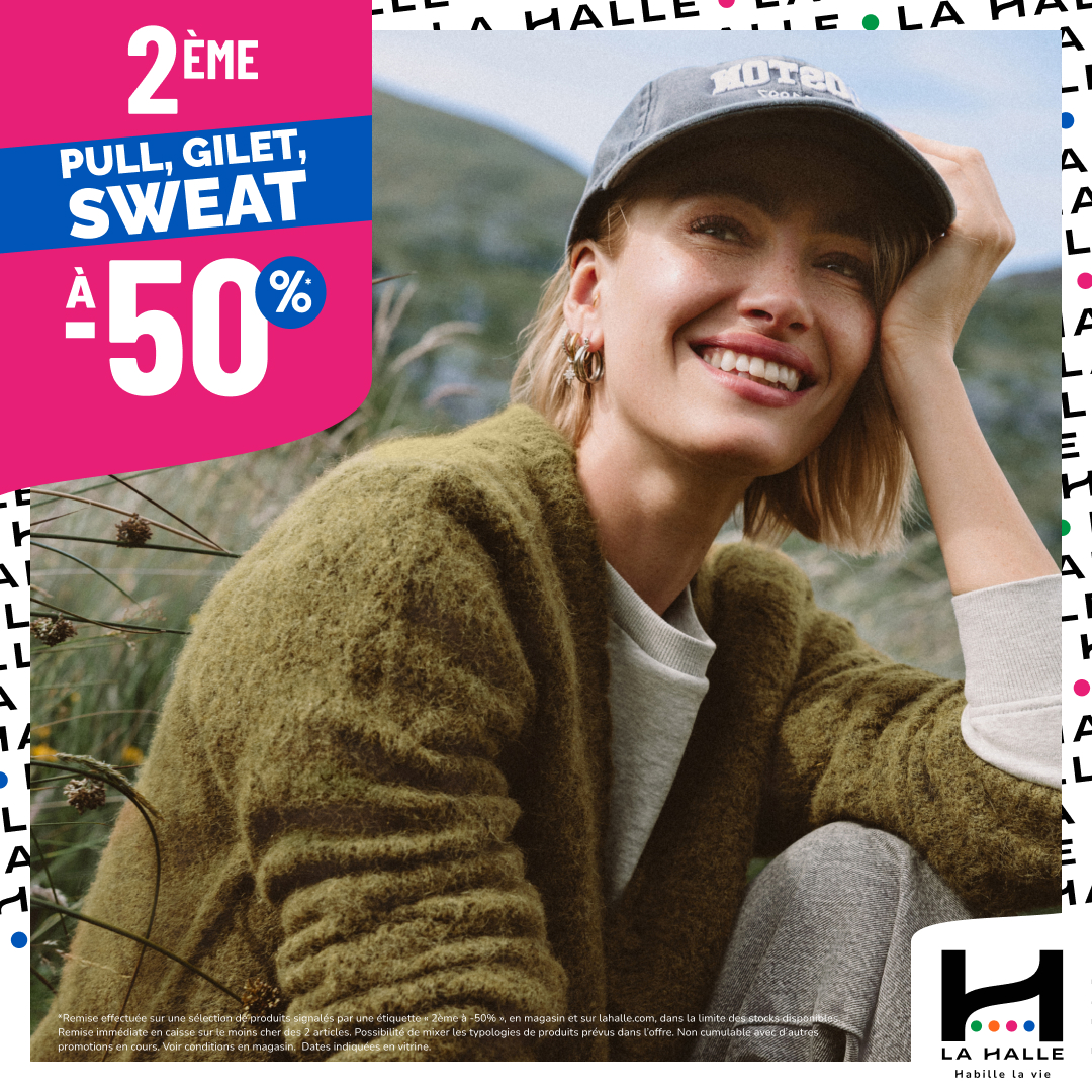 Le Parc du Luc - Les bonnes affaires de la semaine chez La Halle ! ✨ - 1080 x 1080 2eme - 2 Le Parc du Luc - Les bonnes affaires de la semaine chez La Halle ! ✨ - 1080 x 1080 2eme - 1
