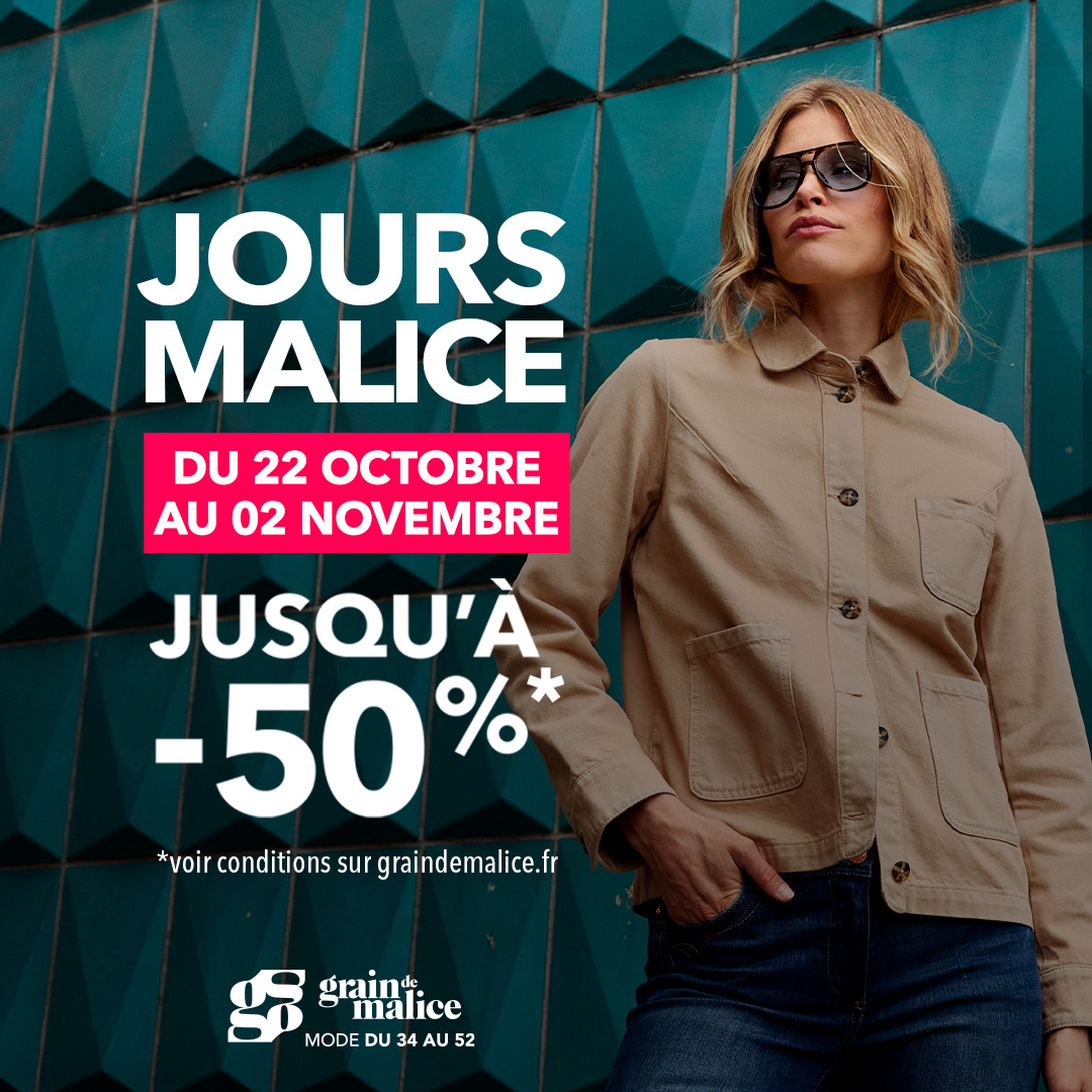 Le Parc du Luc - Venez profiter des jours Malice ! - visuel centre co 1080x1080 2 - 1
